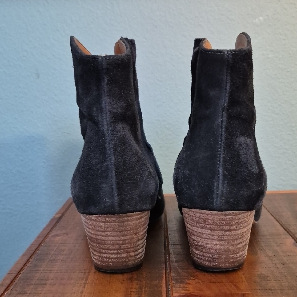 Isabel Marant Dicker Suede Ankle Boots - Picture 5 of 10